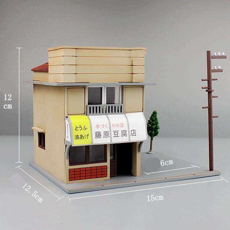 1:64 Fujiwara Tofu Shop model display set - JDM Global Warehouse