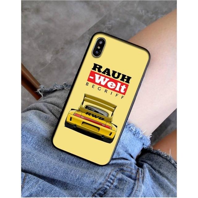 RWB UK 911 964 933 Phone Cover for iPhone 11 pro XS MAX 7 8 Plus X - JDM Global Warehouse