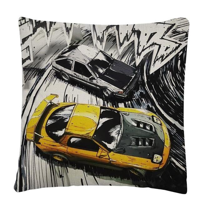 RX7, BRZ & GT86 linen cushion covers - 45X45cm - JDM Global Warehouse