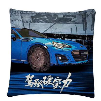 RX7, BRZ & GT86 linen cushion covers - 45X45cm - JDM Global Warehouse