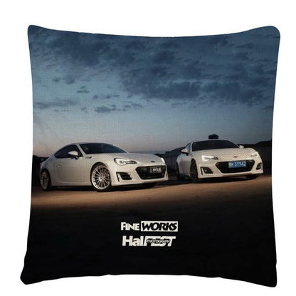 RX7, BRZ & GT86 linen cushion covers - 45X45cm - JDM Global Warehouse