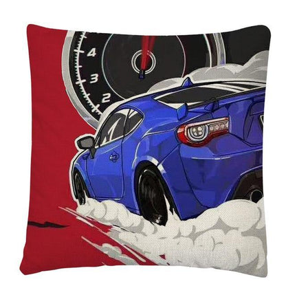 RX7, BRZ & GT86 linen cushion covers - 45X45cm - JDM Global Warehouse