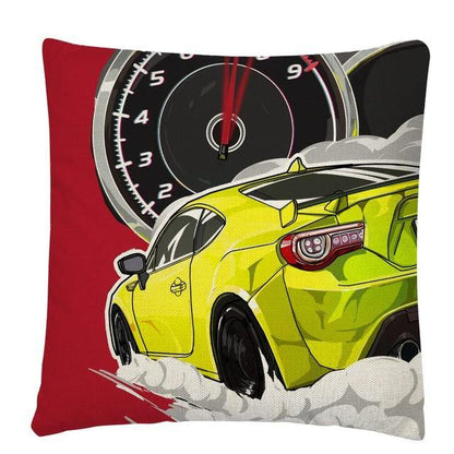 RX7, BRZ & GT86 linen cushion covers - 45X45cm - JDM Global Warehouse