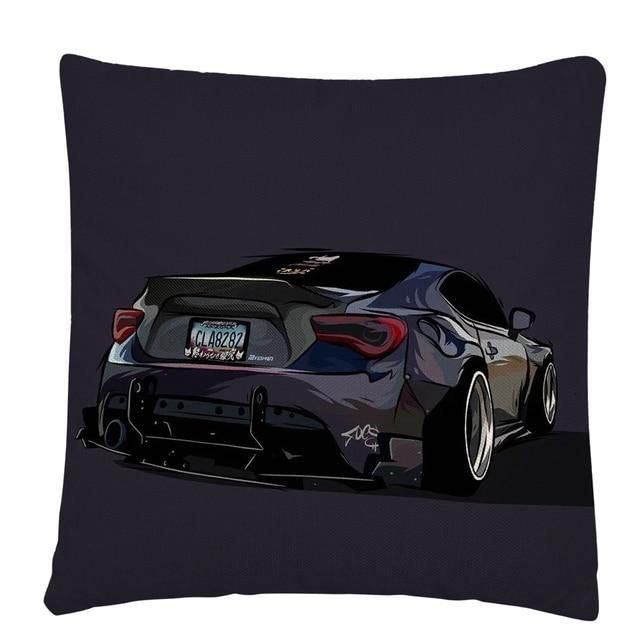 RX7, BRZ & GT86 linen cushion covers - 45X45cm - JDM Global Warehouse