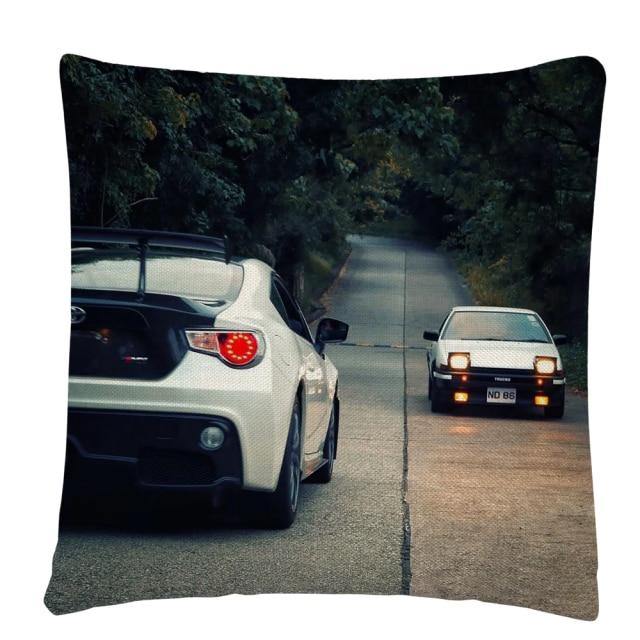 RX7, BRZ & GT86 linen cushion covers - 45X45cm - JDM Global Warehouse