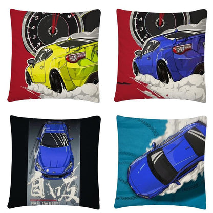 RX7, BRZ & GT86 linen cushion covers - 45X45cm - JDM Global Warehouse