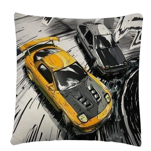 RX7, BRZ & GT86 linen cushion covers - 45X45cm - JDM Global Warehouse