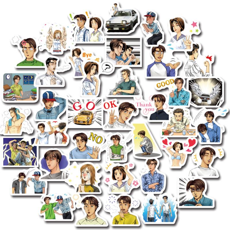 Takumi & Friends assorted PVC sticker pack - JDM Global Warehouse