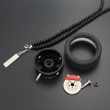 TE37 & JDM Wheel keychain / rearview mirror ornament - JDM Global Warehouse