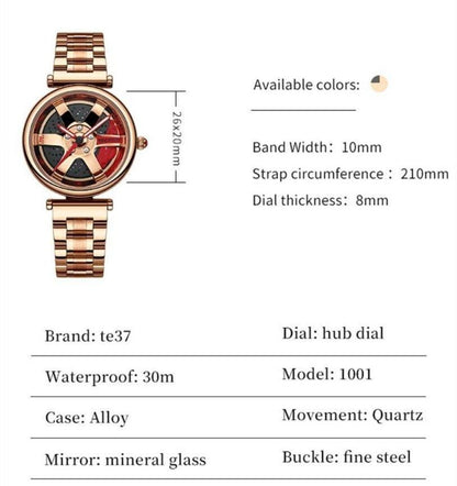 TE37 style ladies watch - JDM Global Warehouse