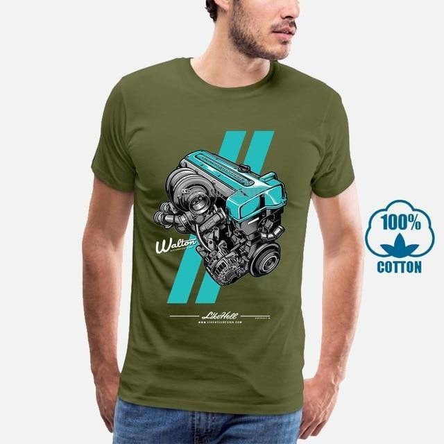 Toyota 2JZ engine 100% cotton T-shirt -9 colors! - JDM Global Warehouse