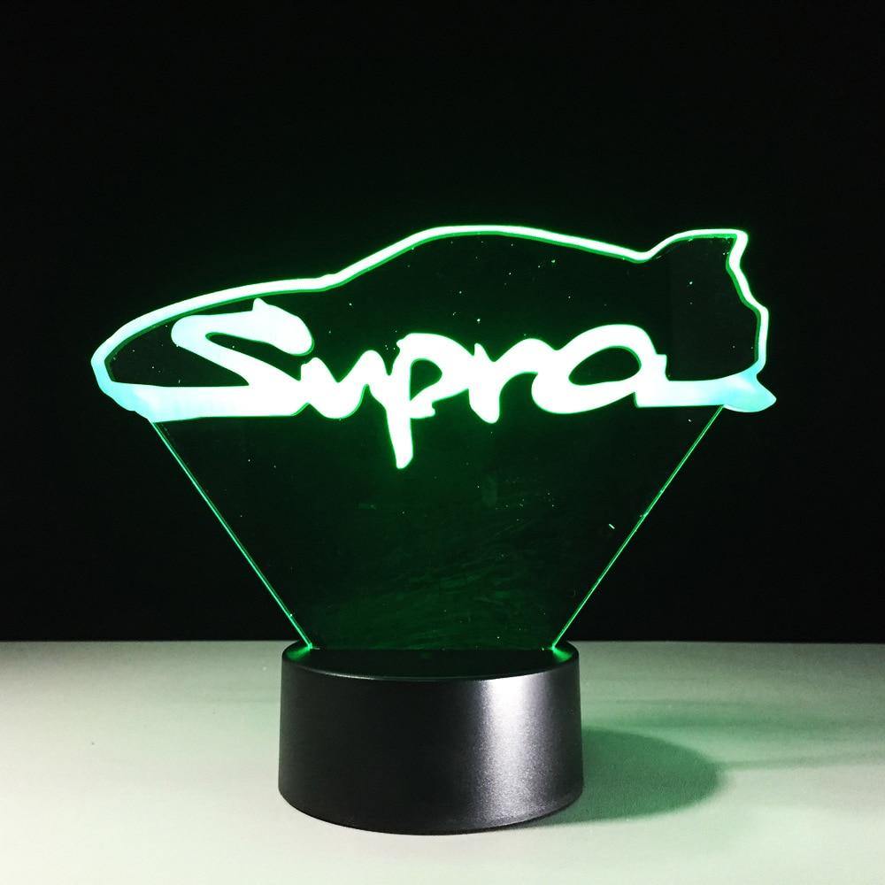 Toyota Supra emblem LED lamp - JDM Global Warehouse